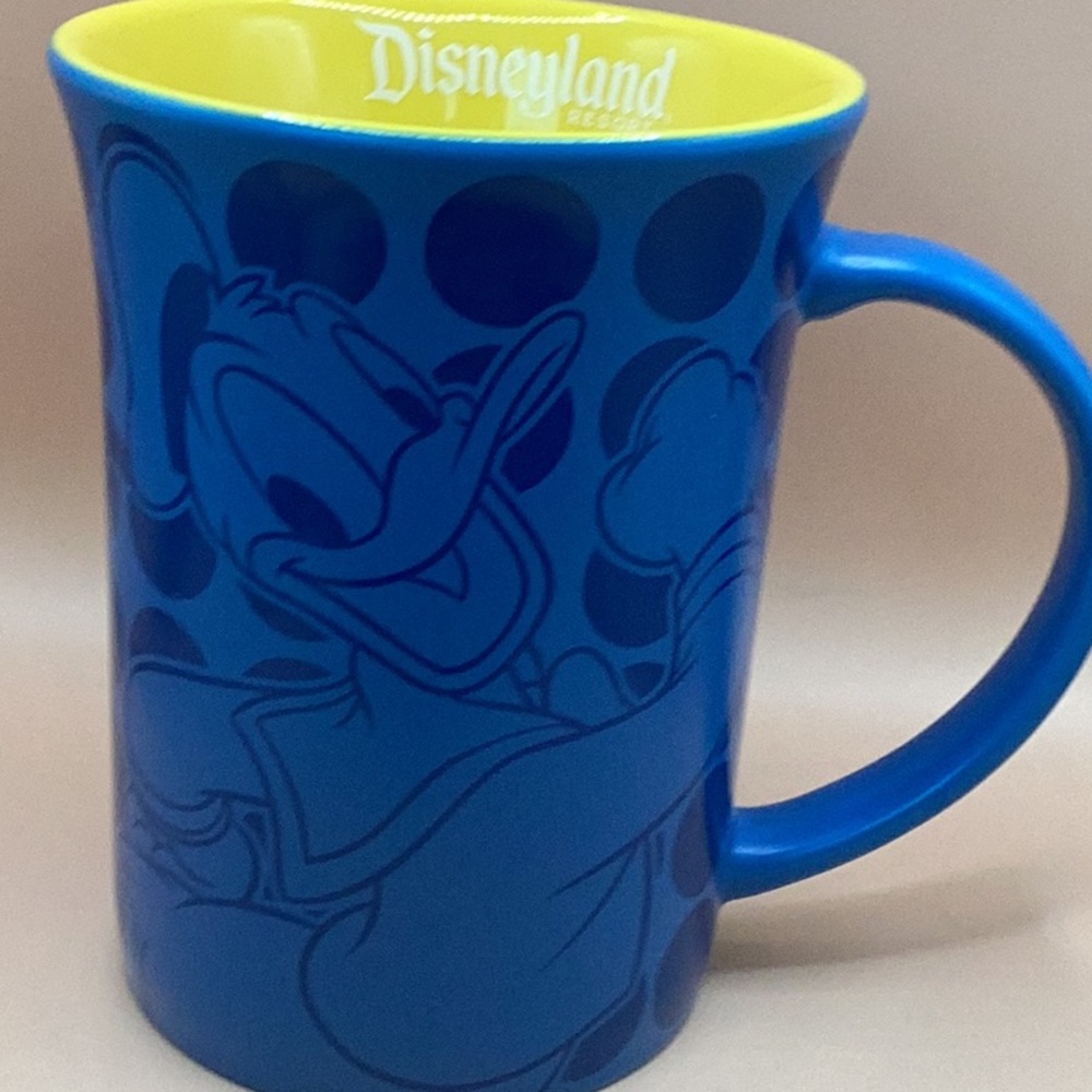 Disney Blue and Yellow Donald Duck Mug